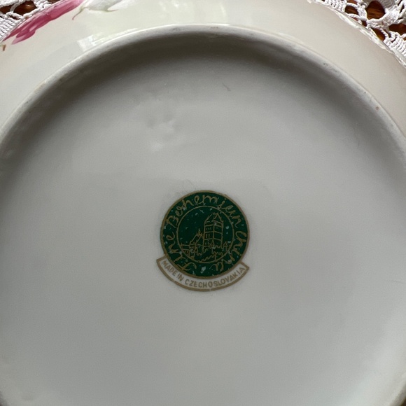 Fine Bohemian China Casserole Dish made in Czechoslovakia - Picture 7 of 9